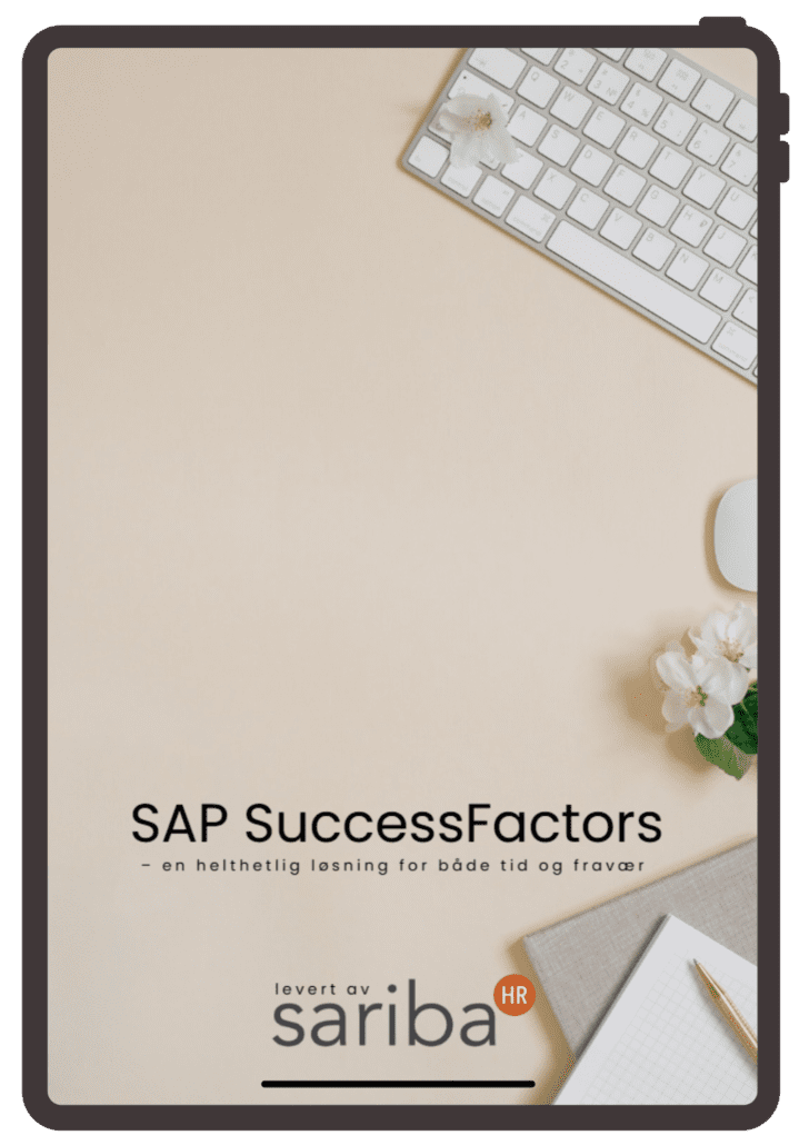 SAP SuccessFactors tid og fravaer faktaark 1